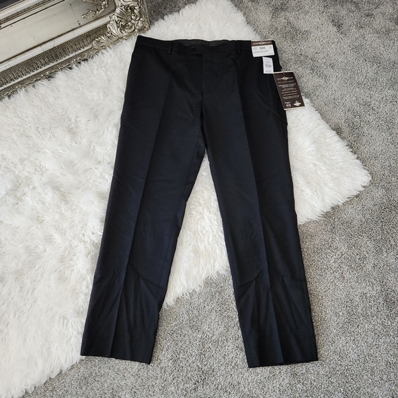 Joseph Abboud Wool Blend Men’s Suit Separate Dress Pants. Size 40x32. Black. New - Picture 1 of 4